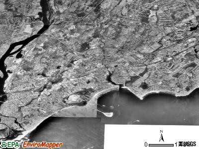 Milford satellite photo by USGS