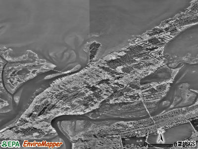 Chincoteague satellite photo by USGS