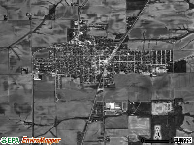 Auburn satellite photo by USGS