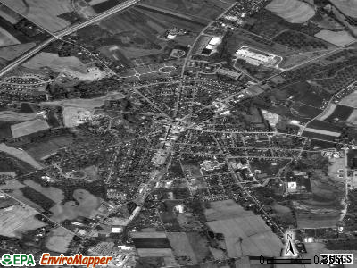 Oxford satellite photo by USGS