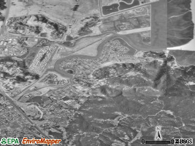 Santa Venetia satellite photo by USGS