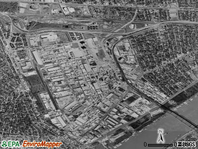 Elmwood satellite photo by USGS