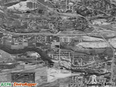 South Weber satellite photo by USGS