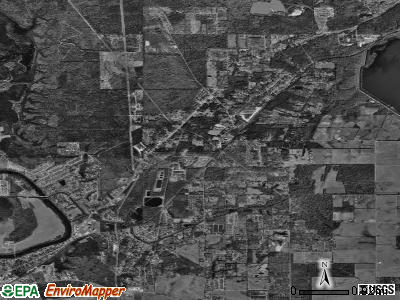 Swartz satellite photo by USGS