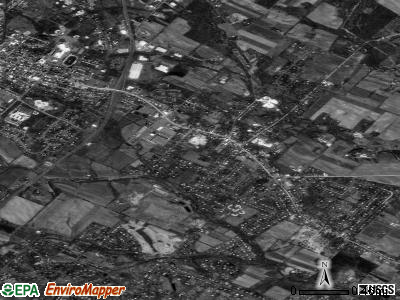 Gilbertsville satellite photo by USGS