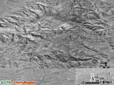 Bear Valley Springs satellite photo by USGS