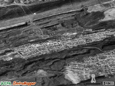 Lansford satellite photo by USGS
