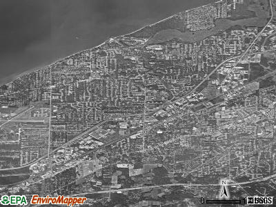 San Clemente satellite photo by USGS