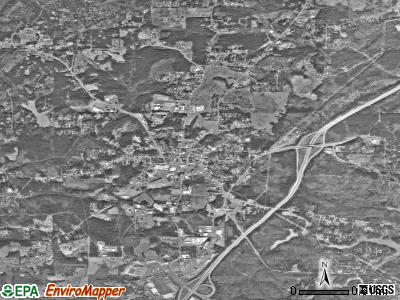Cumming satellite photo by USGS