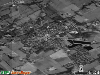 Blanchester satellite photo by USGS