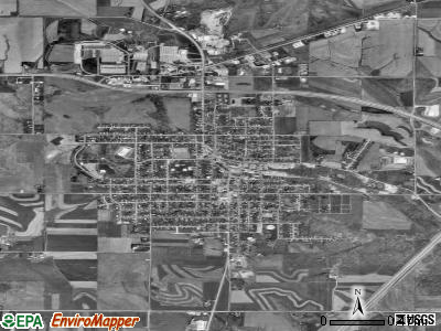 Dodgeville satellite photo by USGS