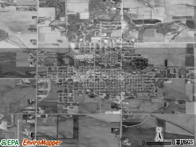 Hampton satellite photo by USGS