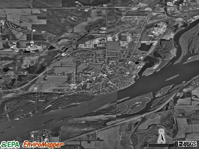 Camanche satellite photo by USGS
