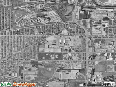 South Greeley satellite photo by USGS