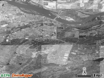 Barling satellite photo by USGS