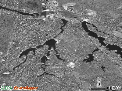Medford Lakes satellite photo by USGS