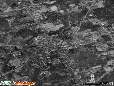 Gorham satellite photo by USGS