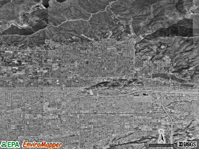 Glendora satellite photo by USGS