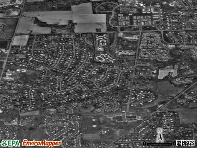 Village Shires satellite photo by USGS