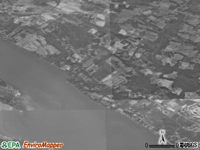 River Road satellite photo by USGS