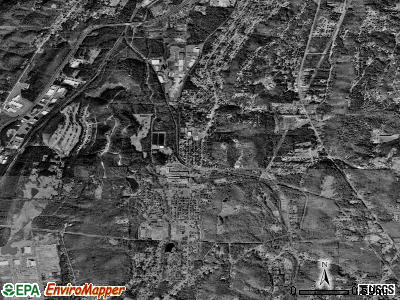 Lindale satellite photo by USGS