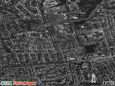 Herricks satellite photo by USGS