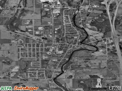 Saukville satellite photo by USGS