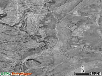 Fort Defiance satellite photo by USGS