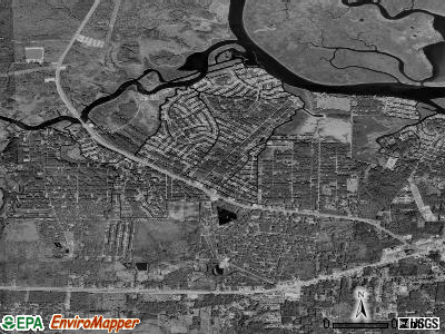 Shoreline Park satellite photo by USGS