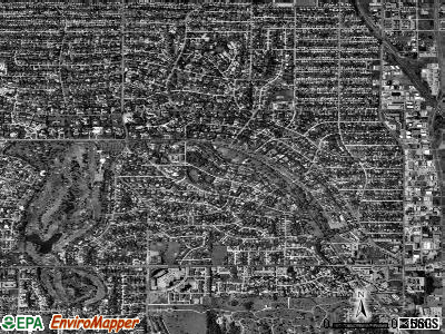 Nichols Hills satellite photo by USGS