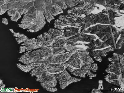 Tega Cay satellite photo by USGS