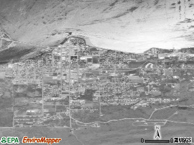 Polson satellite photo by USGS