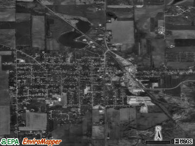 Evansville satellite photo by USGS