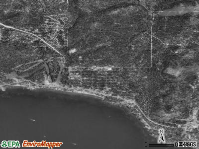 Kings Beach satellite photo by USGS