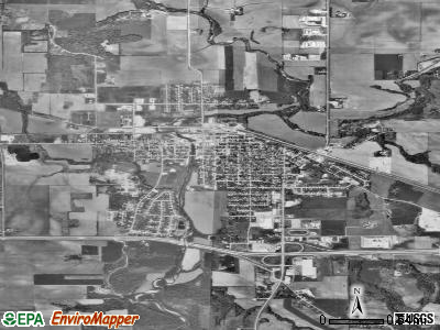 Dyersville satellite photo by USGS