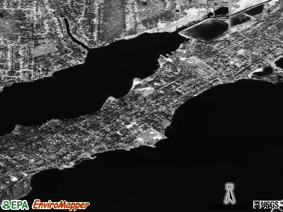 North Muskegon satellite photo by USGS