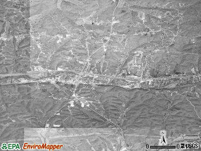 Waverly satellite photo by USGS