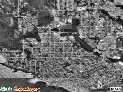 Crescent City North satellite photo by USGS