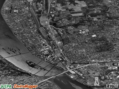 Harrisburg satellite photo by USGS