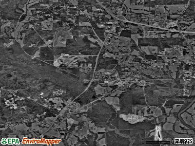 Brent satellite photo by USGS