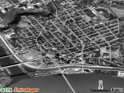 Rochester satellite photo by USGS