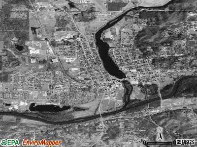 Lowell satellite photo by USGS