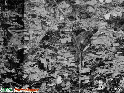 Walkertown satellite photo by USGS