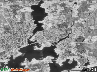Mystic satellite photo by USGS