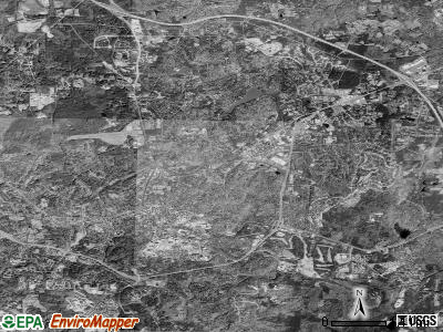 Chapel Hill satellite photo by USGS