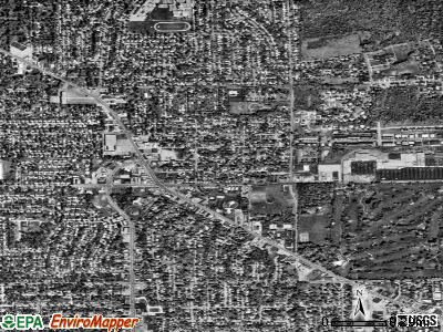 Fort McKinley satellite photo by USGS