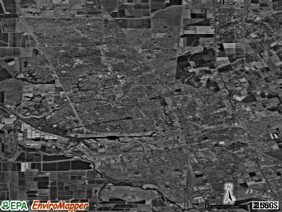 Stockton satellite photo by USGS