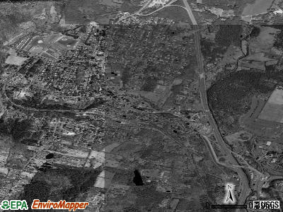 Liberty satellite photo by USGS