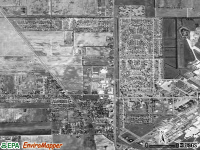 Gosnell satellite photo by USGS