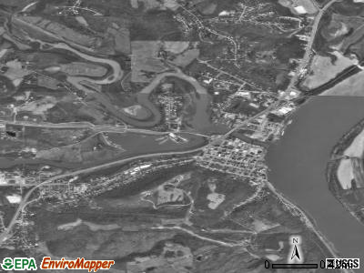 Aurora satellite photo by USGS